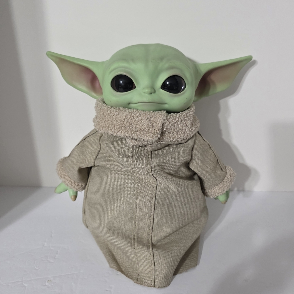 Star Wars The Mandalorian Grogu Plush Bean Bag Stuffed Toy Soft Body 11" Doll